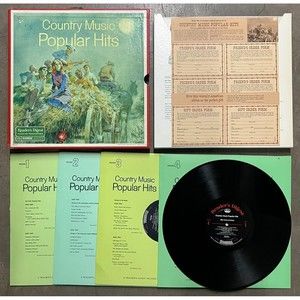 Readers Digest Country Music Popular Hits 4 LP Set 1968